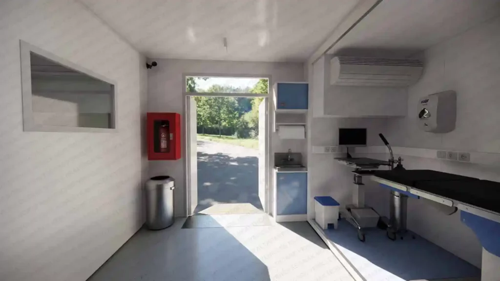 Enak Mobile Hospital Long Trailer Interior Design 12