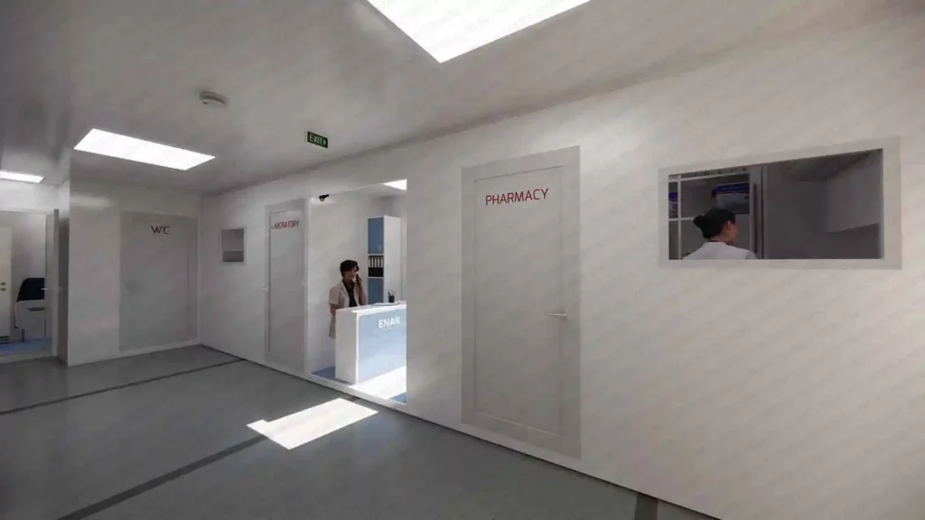 Enak Mobile Hospital Long Trailer Interior Design 13