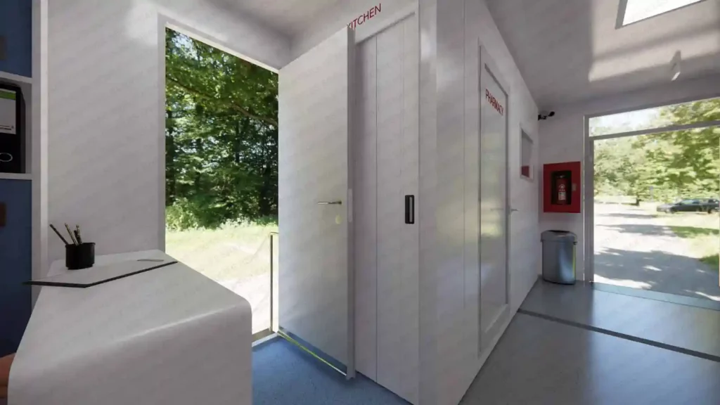 Enak Mobile Hospital Long Trailer Interior Design 14