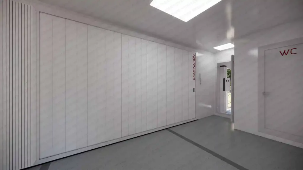 Enak Mobile Hospital Long Trailer Interior Design 16