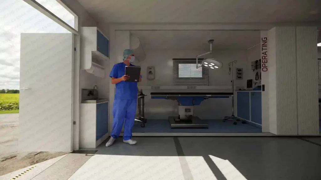 Enak Mobile Hospital Long Trailer Interior Design 2