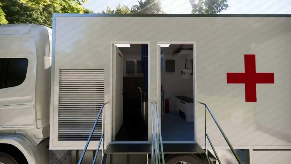 Enak Mobile Hospital Long Trailer Interior Design 21