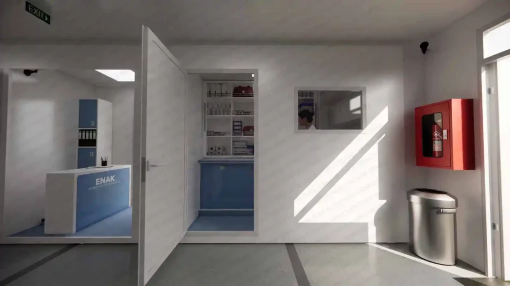 Enak Mobile Hospital Long Trailer Interior Design 9