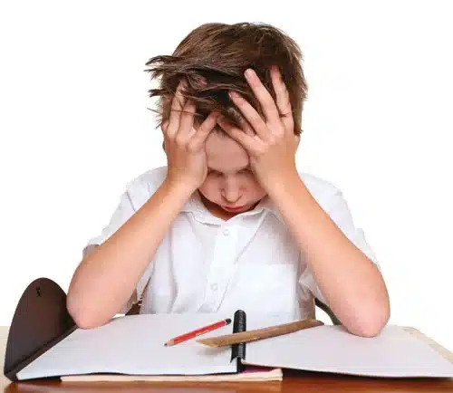 eleve stresse par ses devoirs mfr rhone
