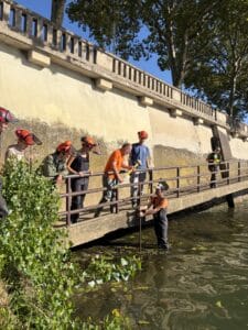 17 etudiants bts gpn chantier genie ecologique